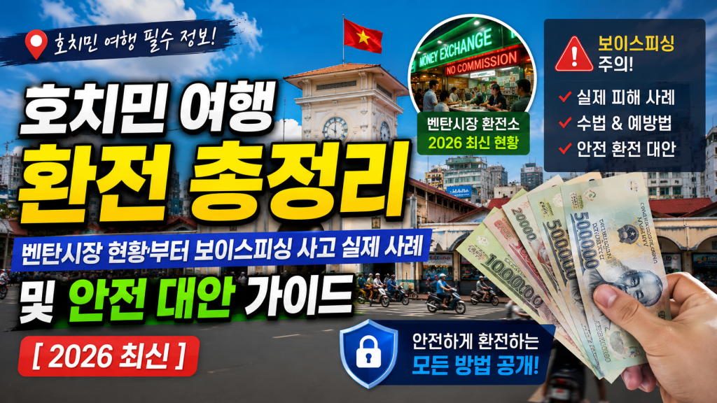 호치민 여행 환전