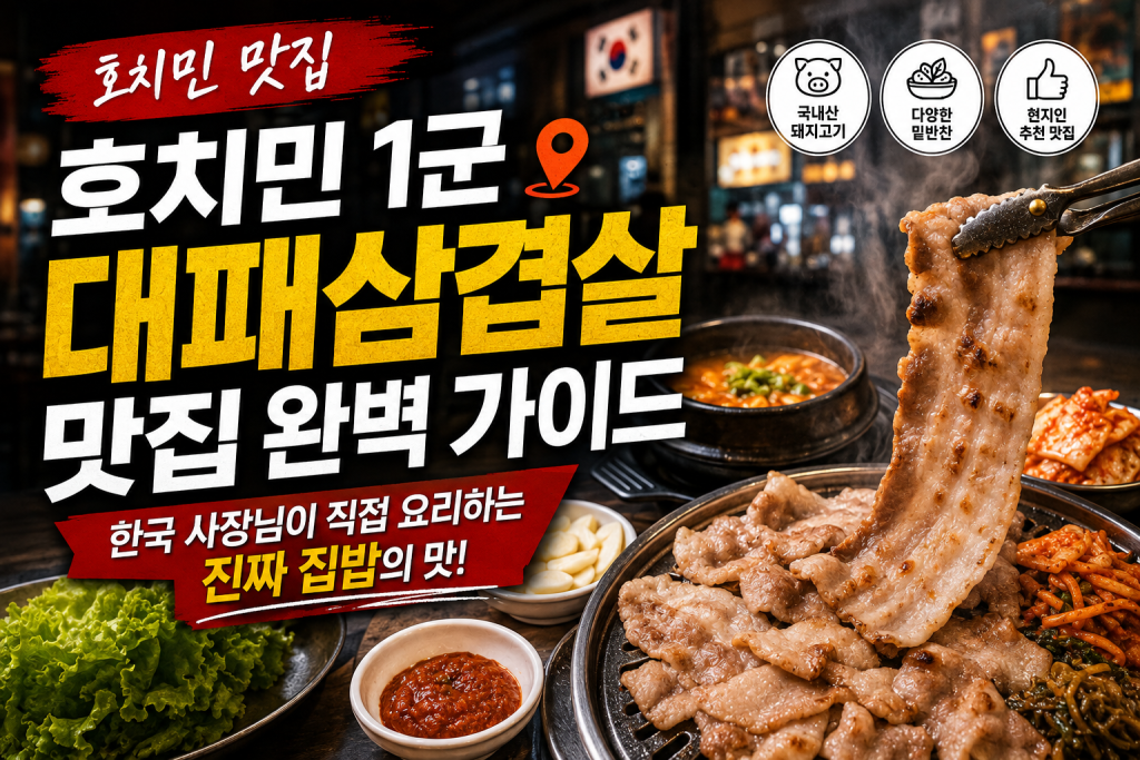 호치민 일군 대패삼겹살