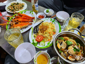 호치민 4군 해산물 거리